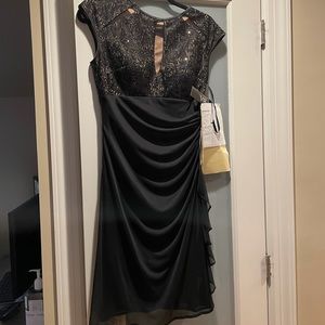 Betsy and Adam Black Cocktail Dress size 6